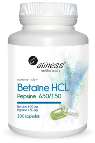 BETAINA HCL 100 kaps ALINESS
