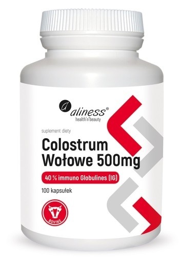COLOSTRUM WOŁOWE 500mg ALINESS