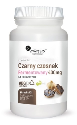 CZARNY CZOSNEK 400 mg 100 kaps ALINESS