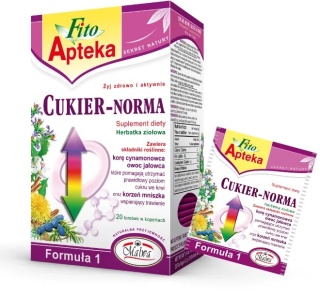 HERBATA CUKIER NORMA FORMUŁA 1 20 sasz. MALWA