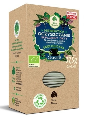 HERBATKA OCZYSZCZANIE EKO FIX 25SASZ. DARY NATURY