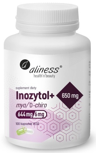 INOZYTOL MYO/D-CHIRO 650 mg+ B6 100 kaps ALINESS