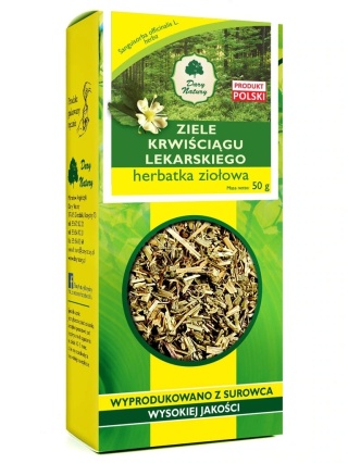 Krwiściąg Lekarski Ziele Eko 50g Dary Natury