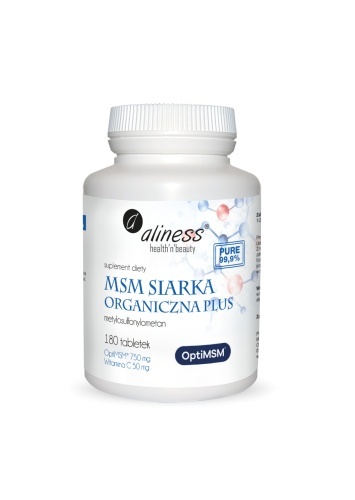 MSM SIARKA ORGANICZNA 180 kaps ALINESS