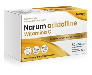 NARUM ACIDOFILNA WITAMINA C 400 mg 60 kaps