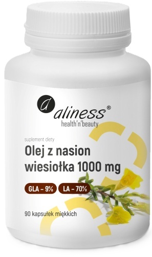 OLEJ Z NASION WIESIOŁKA 1000mg 90kaps ALINESS