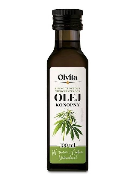 Olej Konopny Zimno Tłoczony 100ml Olvita