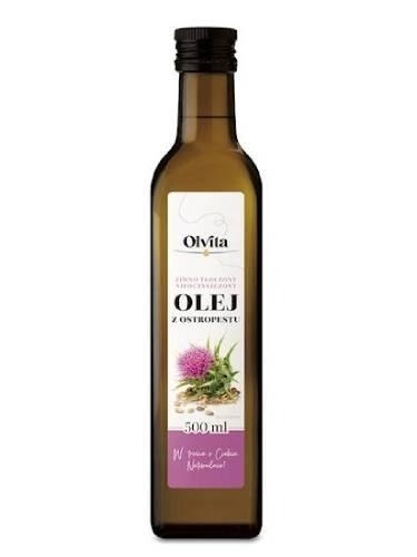 Olej Z Ostropestu Zimno Tłoczony 500ml Olvita