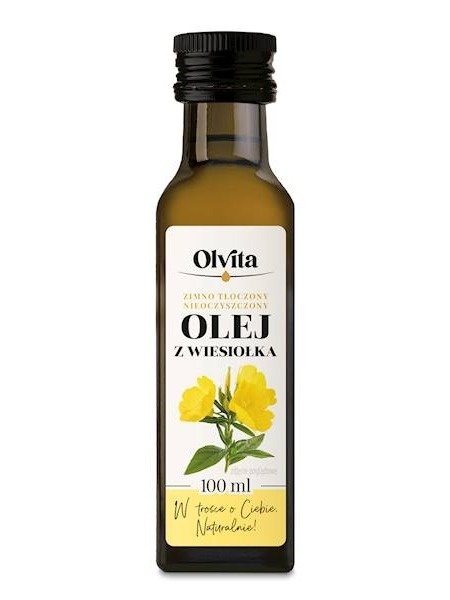 Olej z Wiesiołka Zimno Tłoczony 100ml Olvita