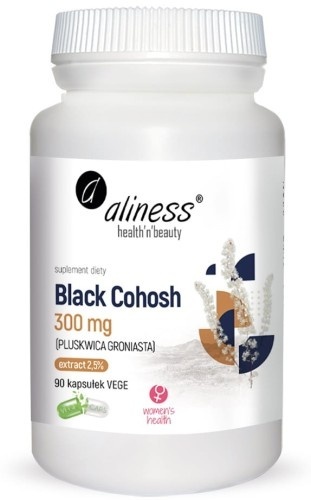 PLUSKWICA GRONIASTA BLACK COHOSH 300mg 90kaps ALINESS