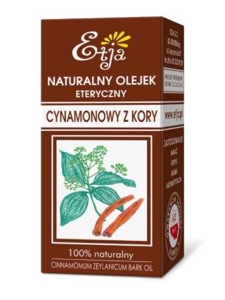 Olejek Eteryczny Cynamonowy z Kory 10 ml Etja