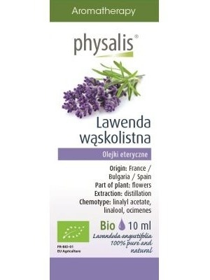 Olejek Eteryczny Lawenda Wąskolistna 10ml Physalis
