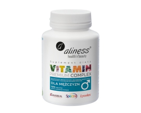 VITAMIN PREMIUM COMPLEX DLA MĘŻCZYZN 120tabl ALINESS
