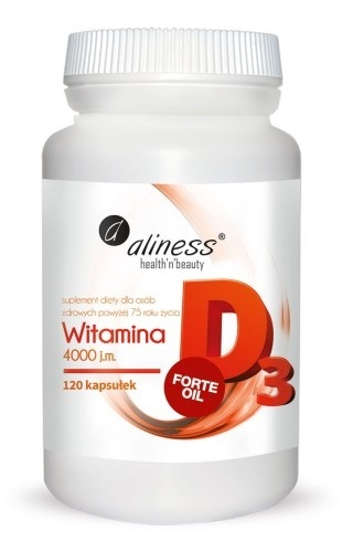 VITAMINA D3 FORTE 4000 jm 120 kaps ALINESS