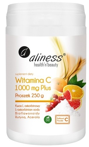 WITAMINA C 1000g PLUS 250g PROSZEK ALINESS