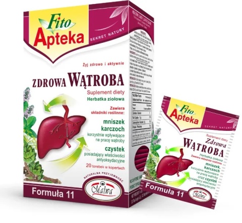 ZDROWA WĄTROBA FITO APTEKA 20tor MALWA TEA