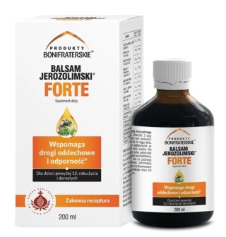 BALSAM JEROZOLIMSKI FORTE 200 ml PRODUKTY BONIFRATERSKIE