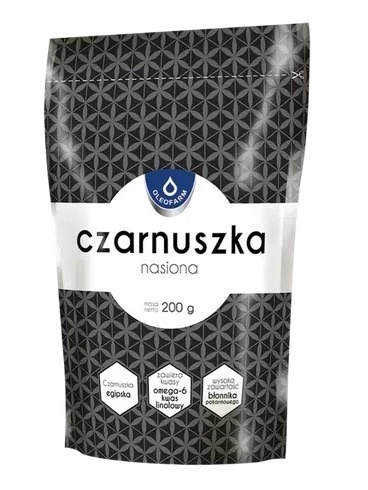 CZARNUSZKA NASIONA 200 g OLEOFARM