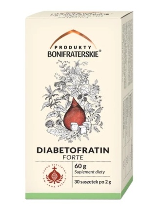 DIABETOFRATIN FORTE FIX 60g PRODUKTY BONIFRATERSKIE