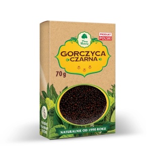 GORCZYCA CZARNA ZIARNO 70g DARY NATURY