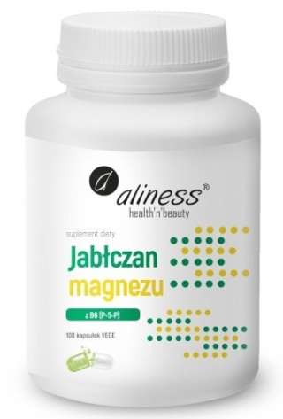 JABŁCZAN MAGNEZU 100mg +B6 100kaps ALINESS
