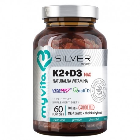 K2+D3 4000 60kaps MYVITA SILVER PURE