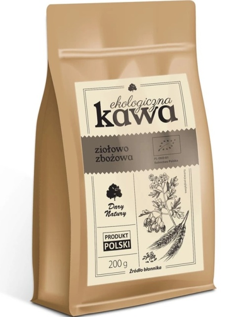 KAWA ZIOŁOWO ZBOŻOWA 200g DARY NATURY