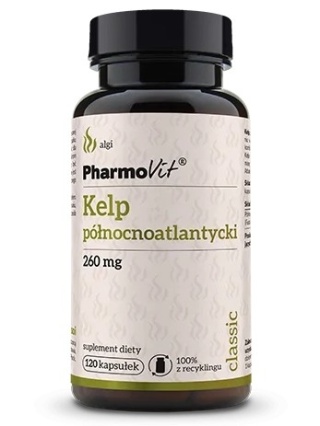 KELP PÓŁNOCNOATLANTYCKI 260mg 120kaps PHARMOVIT