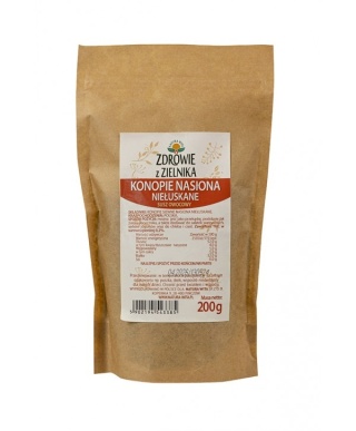 KONOPIE NASIONA NIEŁUSKANE 200g NATURAWITA