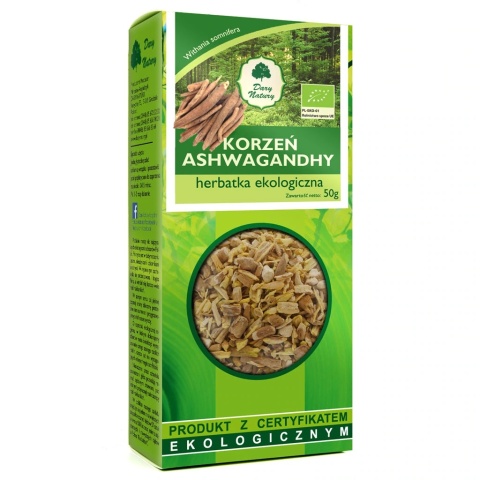 KORZEŃ ASHWAGANDY EKO 50g DARY NATURY