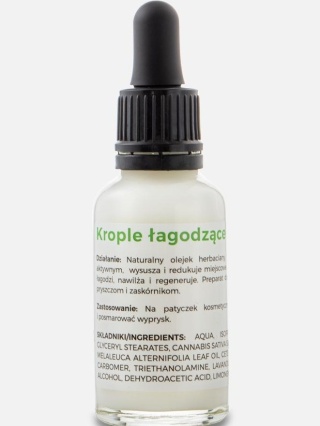 KROPLE ŁAGODZĄCE TRĄDZIK 30 ml INDIA COSMETICS
