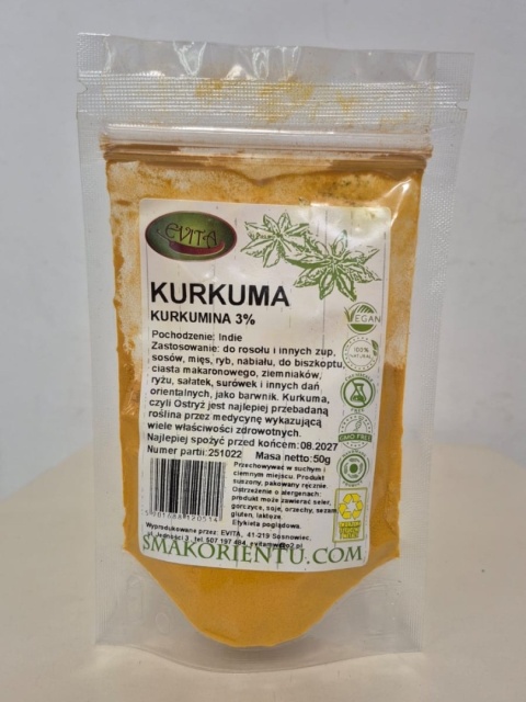 KURKUMA MIELONA 50g EVITA