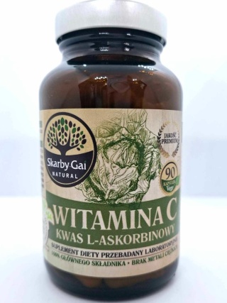 KWAS L-ASKORBINOWY 60 kaps SKARBY GAI