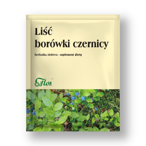 LIŚĆ BORÓWKI CZERNICY 50g FLOS