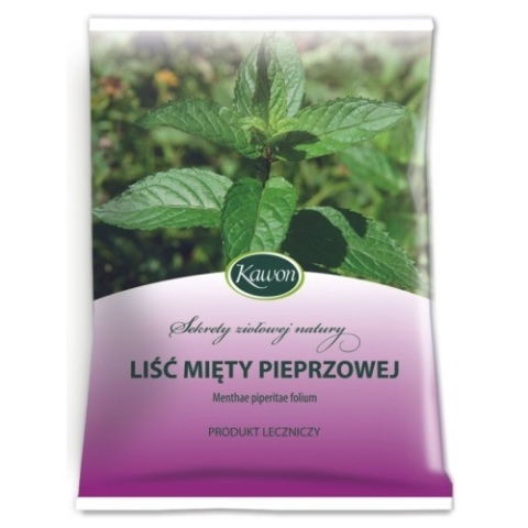 LIŚĆ MIĘTY PIEPRZOWEJ 50g KAWON
