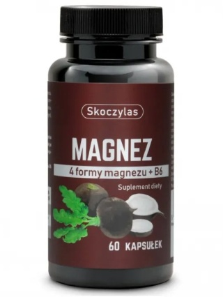 MAGNEZ 4 FORMY CZARNA RZEPA 60kaps SKOCZYLAS