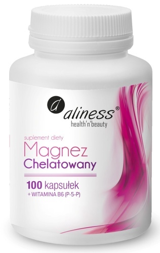 MAGNEZ CHELATOWANY 720mg+B6 100kaps ALINESS