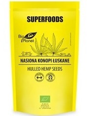 NASIONA KONOPI ŁUSKANE BIO 200g SUPERFOODS