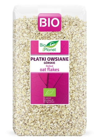 PŁATKI OWSIANE GÓRSKIE BIO 600g BIO PLANET