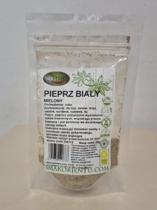 PIEPRZ BIAŁY MIELONY 30g EVITA