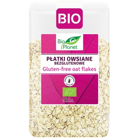 PŁATKI OWSIANE BEZGLUTENOWE 1kg BIO PLANET