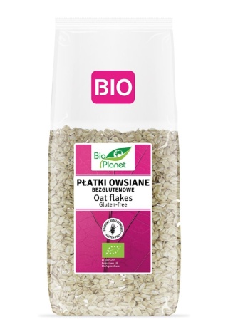 PŁATKI OWSIANE BEZGLUTENOWE BIO 600g BIO PLANET