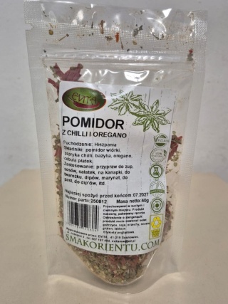 POMIDOR Z CHILLI I OREGANO 40g EVITA
