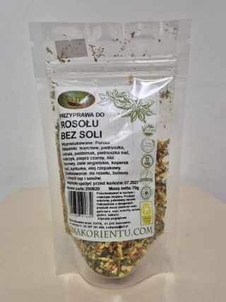 PRZYPRAWA DO ROSOŁU BEZ SOLI 70g EVITA