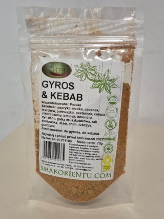 PRZYPRAWA GYROS & KEBAB 70g EVITA