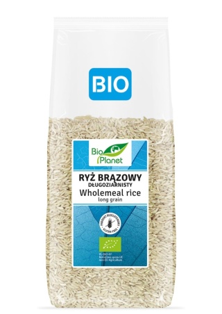 RYŻ BRĄZOWY DŁUGOZIARNISTY BIO 1kg BIO PLANET