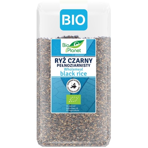 RYŻ CZARNY PEŁNOZIARNISTY BIO 500g BIO PLANET