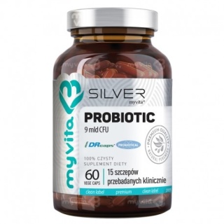 SILVER PURE 100 % PROBIOTYK 9 mld MY VITA 60 kaps