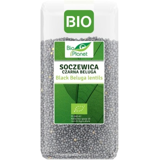 SOCZEWICA CZARNA BELUGA BIO 400g BIO PLANET