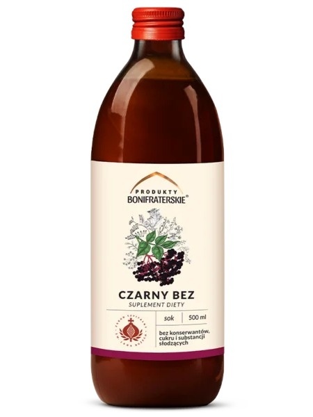 SOK Z CZARNEGO BZU 500 ml BONI FRATRES